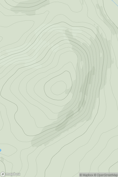 Thumbnail image for King's Seat [Central Scotland from Dumbarton to Montrose] showing contour plot for surrounding peak